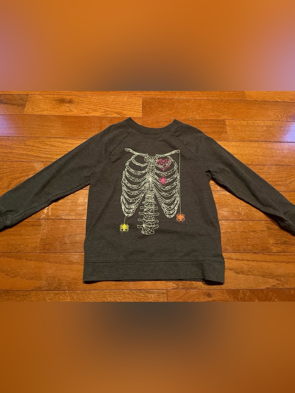 Boys Cat&Jack Halloween Skeleton Shirt Size 4/5